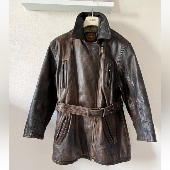 Vintage Petroff Bomber pilot Leather Jacket - Picture 4 of 5